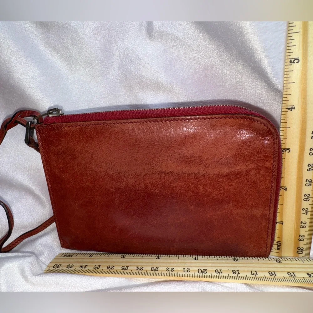 Hermès Zip Clutch Vintage, Rare Find, Excellent Condition-Rouge H- - Picture 8 of 16